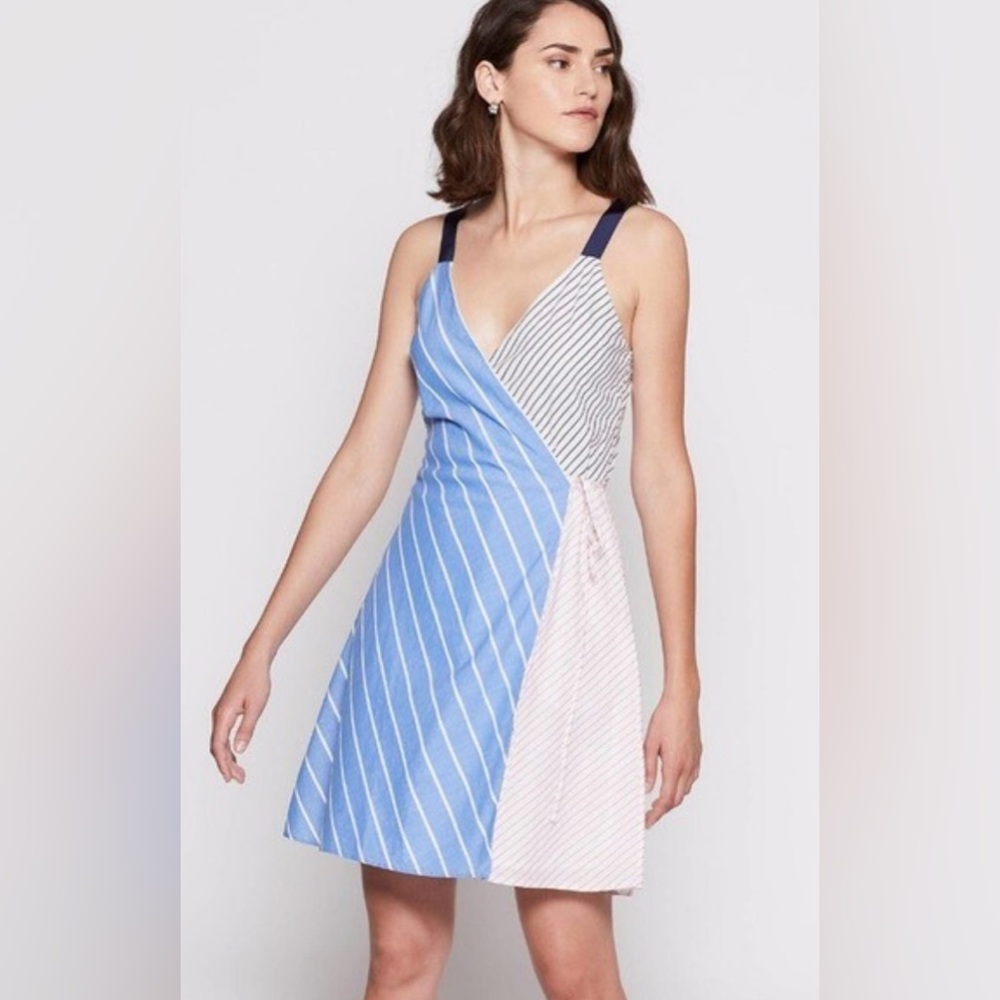 Joie Editha Sleeve-less Wrap Sundress